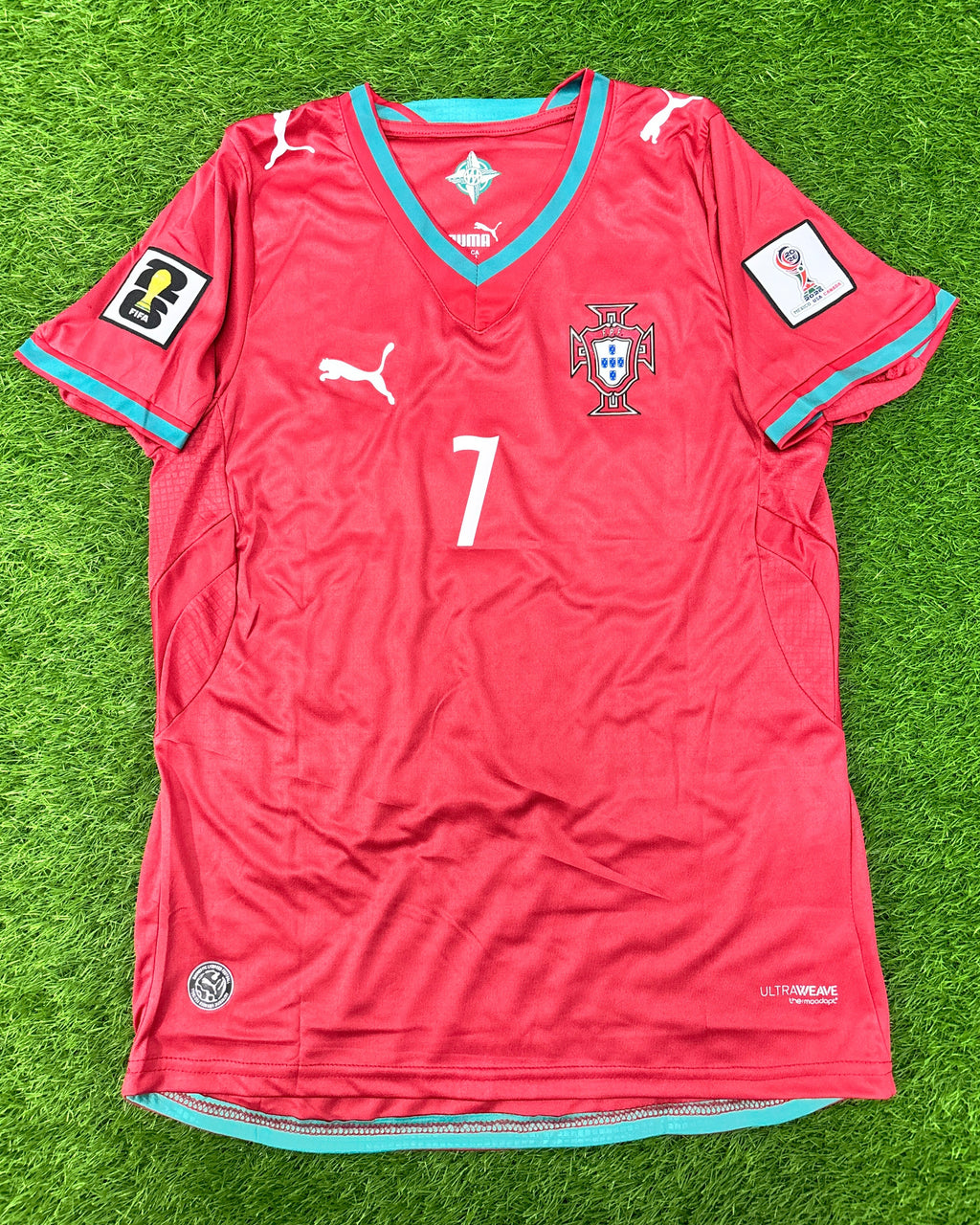 Portugal Home Shirt World Cup 2026 Original Badges