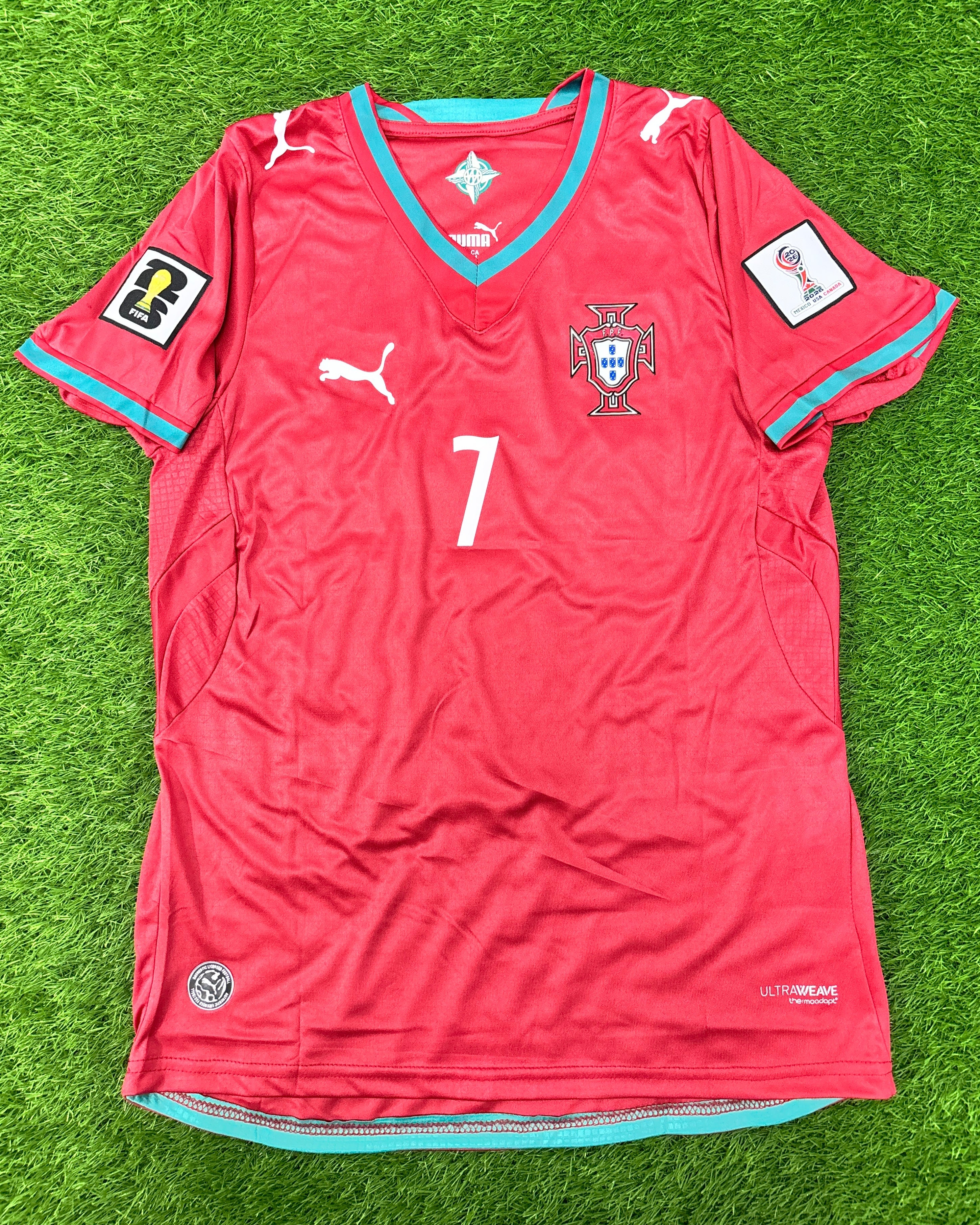 Portugal Home Shirt World Cup 2026 Original Badges