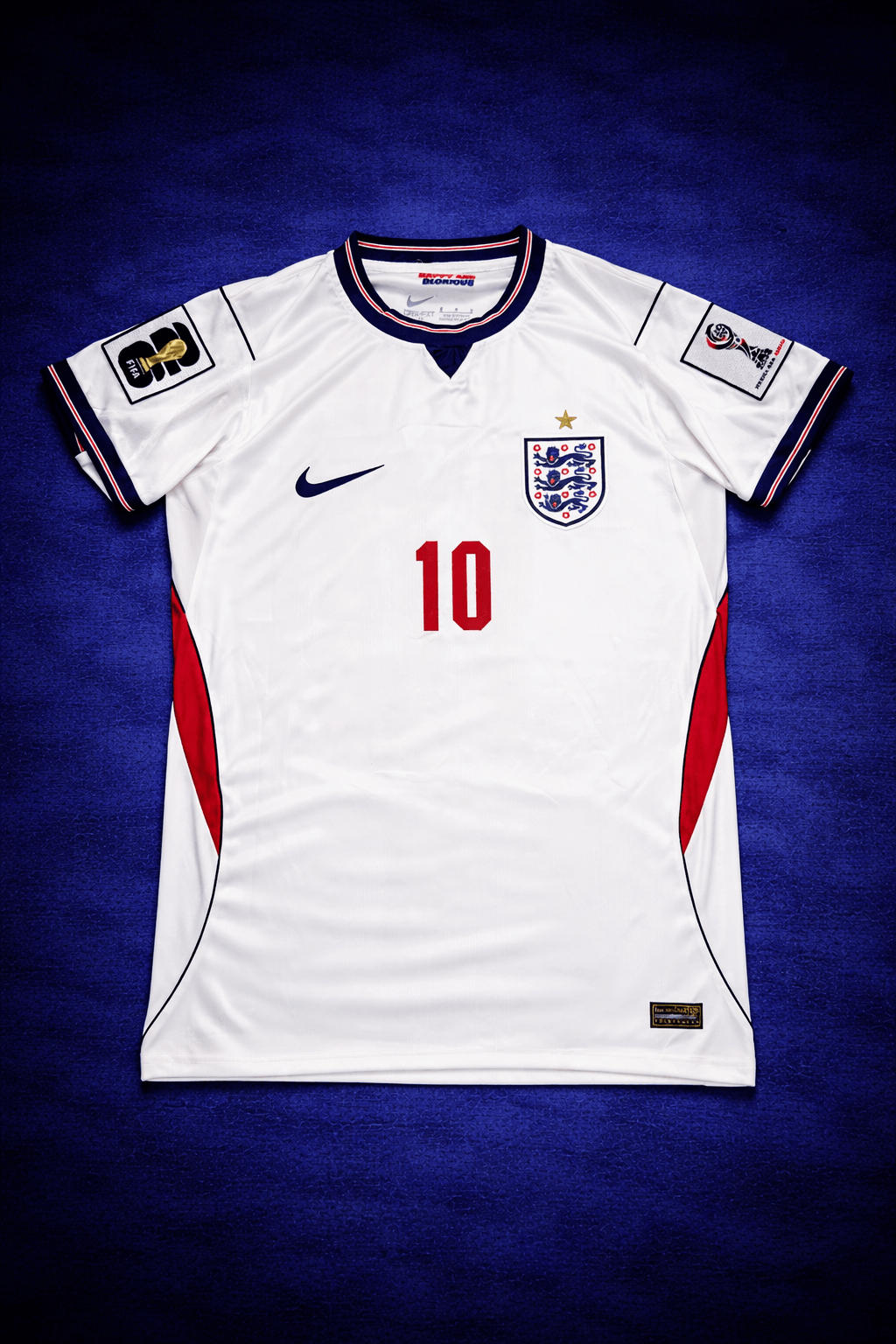 England 26 Wc Home Kit Half Sleeves