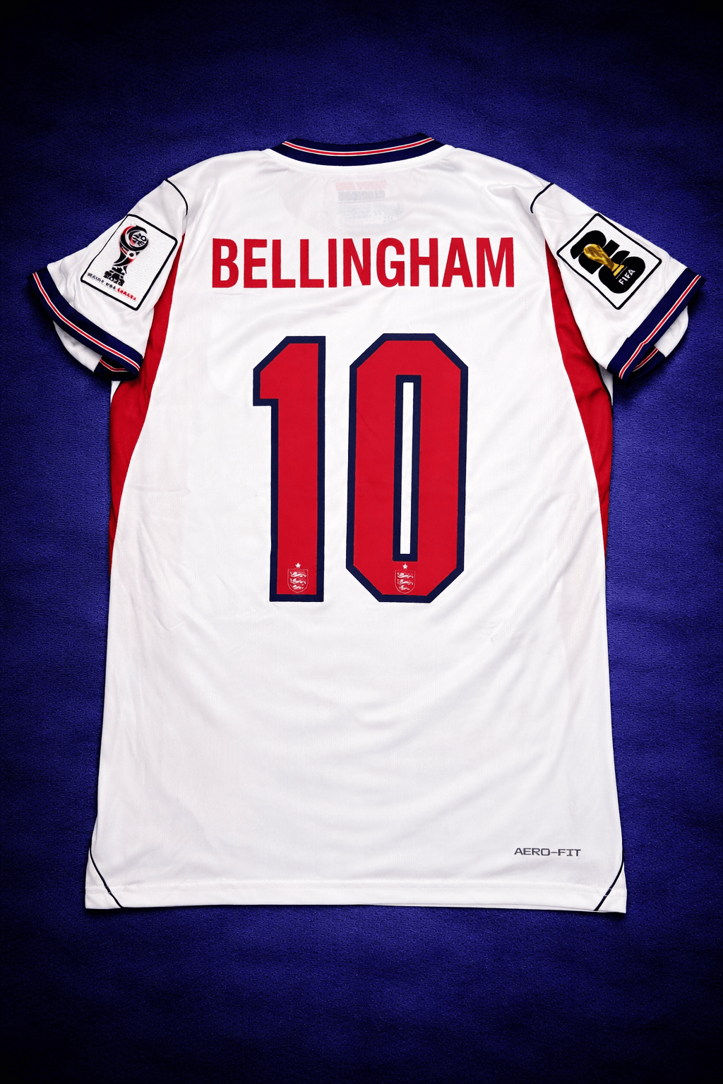 England 26 Wc Home Kit Half Sleeves