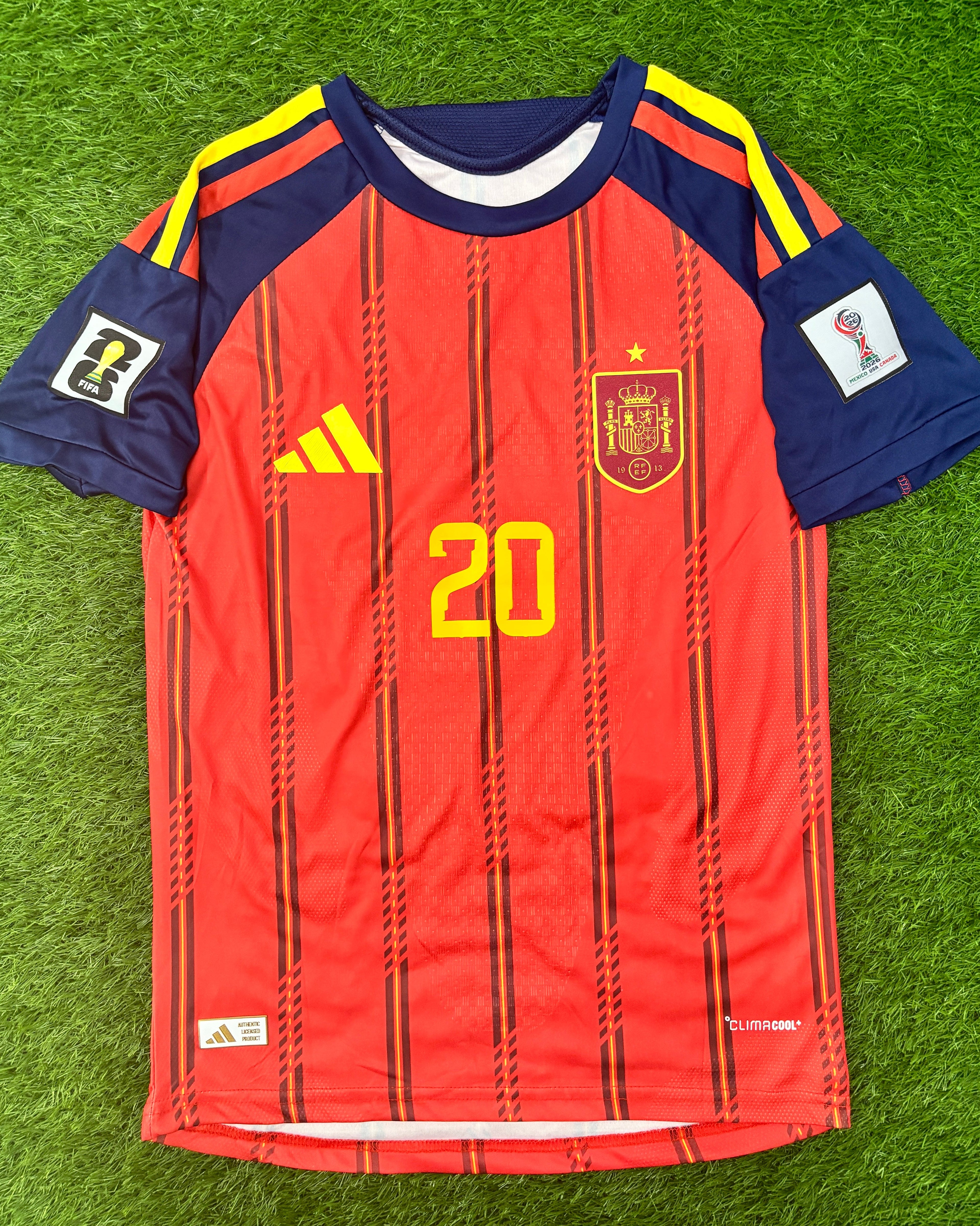 Spain Home Shirt World Cup 2026 Original Badges