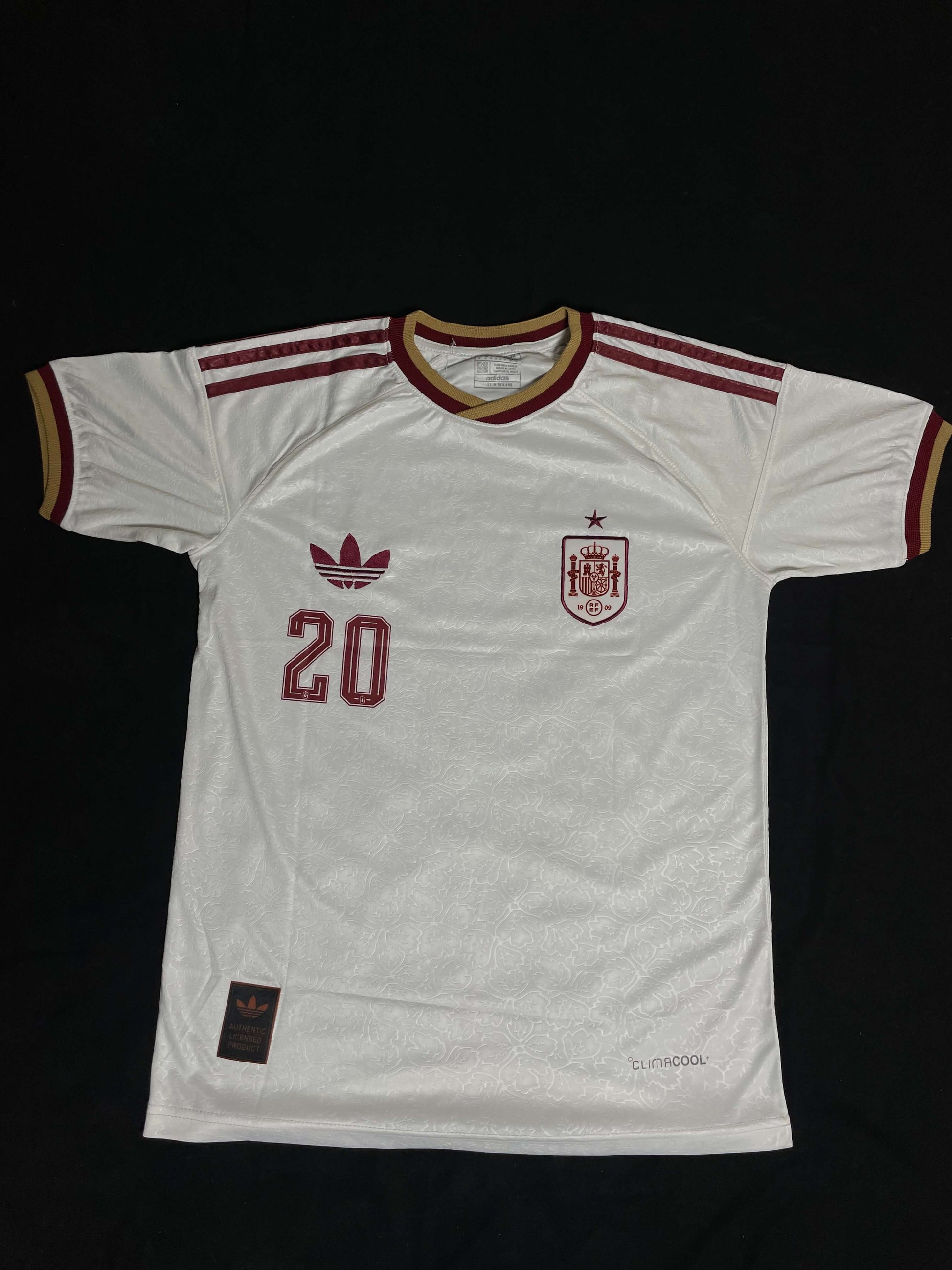 Spain 26 WC Away Kit Half Sleeve